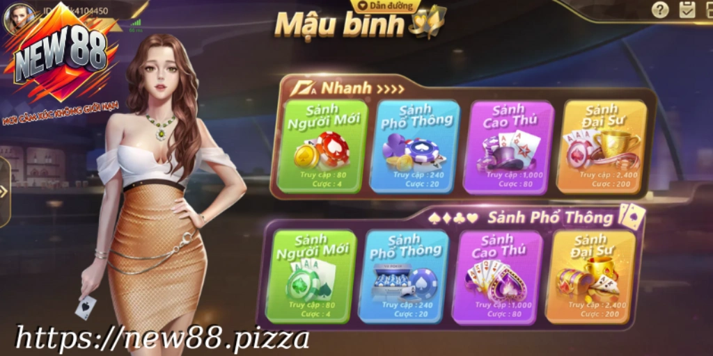 Cach tham gia choi Mau Binh tai New88