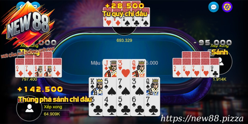 Luat choi Mau Binh New88