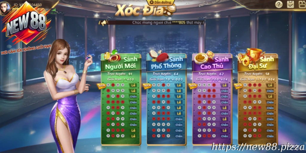 Sanh choi game xoc dia tai New88 - Anh 1